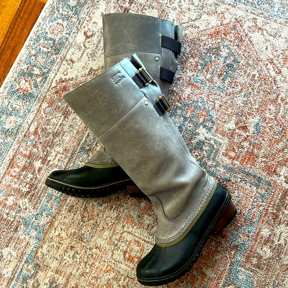 Sorel Women's Slimpack Riding Tall Boots Apres Ski Boots: